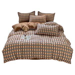 High-end Class A Thickened Cotton Fur Wool Four-Piece Set Pure Cotton Bed Sheets Three-Piece Set 1.8 Bed Sheets Bedding Winter 
High-end Class A Thickened Cotton Fur Wool Four-Piece Set Pure Cotton Bed Sheets Three-Piece Set 1.8 Bed Sheets Bedding Winter