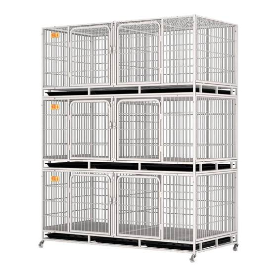 Large dog cage cat cage household partition breeding cage breeding cage superimposed on multi-layer pet store displays cats and dogs living together
Large dog cage cat cage household partition breeding cage breeding cage superimposed on multi-layer pet store displays cats and dogs living together