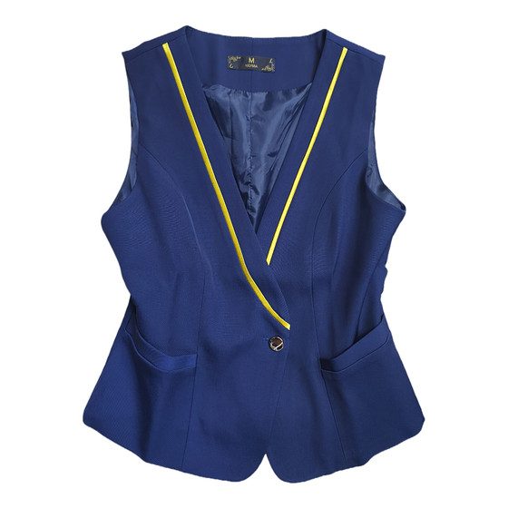 Professional suit, vest set, men's and women's new tank top, four piece set, server jacket, work clothes, hotel work clothes Professional suit, vest set, men's and women's new tank top, four piece set, server jacket, work clothes, hotel work clothes