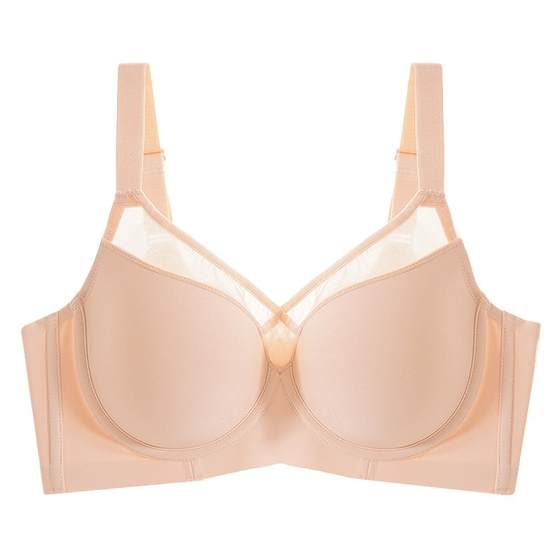 Aidai thin mold cup glossy and markless underwear for women with soft steel rings on the upper side to collect side breasts to prevent sagging and expanding bra 
Aidai thin mold cup glossy and markless underwear for women with soft steel rings on the upper side to collect side breasts to prevent sagging and expanding bra