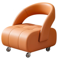 Sofa stool back chair Italian universal wheel living room household small stool high-end pulley silent small bench Sofa stool back chair Italian universal wheel living room household small stool high-end pulley silent small bench