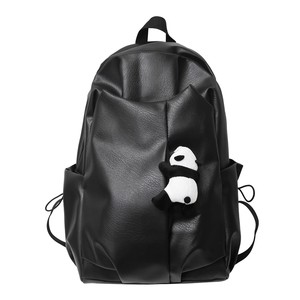 High school student schoolbag male college student soft PU large -capacity travel computer backpack junior high school students high -level sensory backpack female High school student schoolbag male college student soft PU large -capacity travel computer backpack junior high school students high -level sensory backpack female