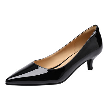 Glossy single shoes red dragonfly high heels 
Glossy single shoes red dragonfly high heels