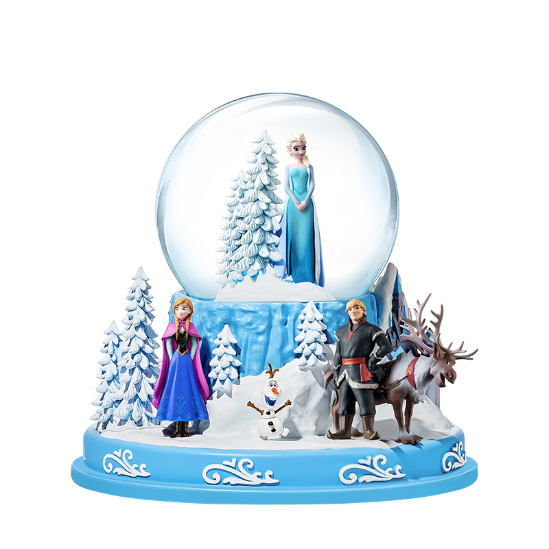 アナと雪の女王 オルゴール クリスタルボール クリスマス