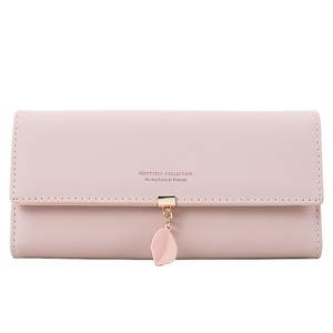 Wallet women's long 2025 new style trendy internet celebrity leaves niche design women's folding wallet card bag clutch women Wallet women's long 2025 new style trendy internet celebrity leaves niche design women's folding wallet card bag clutch women