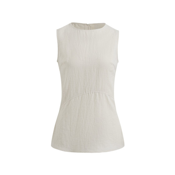 NON RESTRAIN French slim waist-length sleeveless vest top female temperament slim flower bud skirt suit NON RESTRAIN French slim waist-length sleeveless vest top female temperament slim flower bud skirt suit