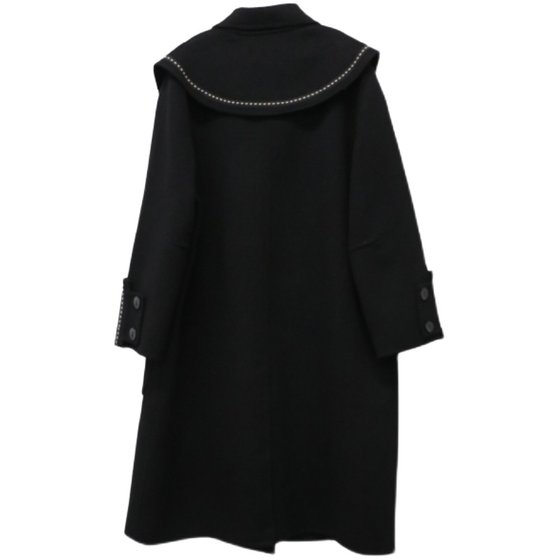PATAVINITY double-layer collar contrasting pressure line mid-length double-sided wool women's winter cotton wool wool coat coat
PATAVINITY double-layer collar contrasting pressure line mid-length double-sided wool women's winter cotton wool wool coat coat