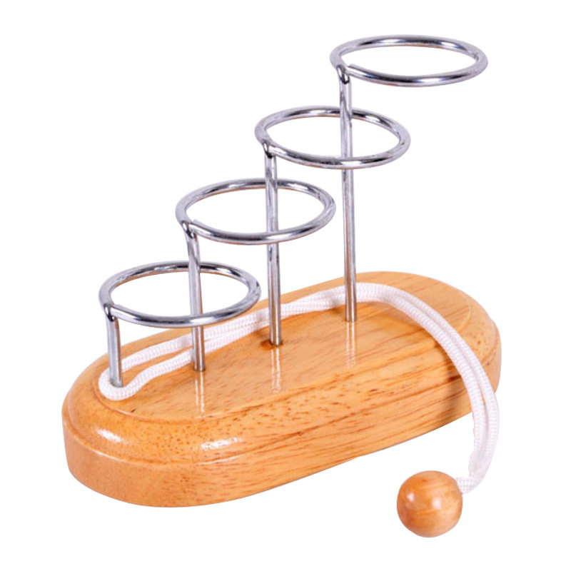 LOGOPLAY Castillo - Rompecabezas 3D - Juego De Ingenio Y Lógica De Madera Con Muchas Variantes - Puzzle Marrón Rojizo/Madera De Hevea Clara