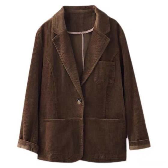 2023 Spring New Core Cotton Waste Cotton Jacket Pure Color Small suit jacket 2023 Spring New Core Cotton Waste Cotton Jacket Pure Color Small suit jacket