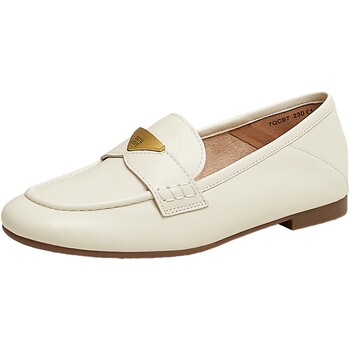 TATA He and her little golden bean flat loafers women's white lambskin shoes single shoes 2025 spring new 7QCB7AA5 
TATA He and her little golden bean flat loafers women's white lambskin shoes single shoes 2025 spring new 7QCB7AA5