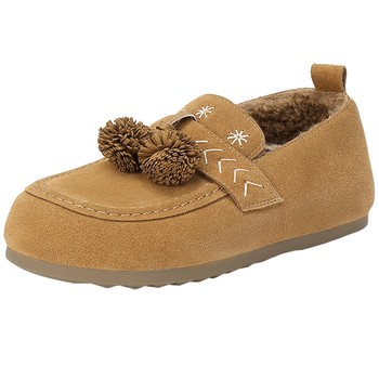 Senda pine cone fur shoes for women 25 winter new mall same warm leather plush snow boots cotton shoes XTM01DA5 
Senda pine cone fur shoes for women 25 winter new mall same warm leather plush snow boots cotton shoes XTM01DA5