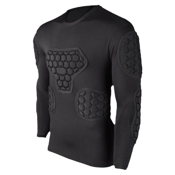 The goalkeeper honeycomb tightness goalkeeper serving the goalkeeper service to prevent collision long -sleeved jersey short pants helmet to protect the buttocks to protect the elbow The goalkeeper honeycomb tightness goalkeeper serving the goalkeeper service to prevent collision long -sleeved jersey short pants helmet to protect the buttocks to protect the elbow