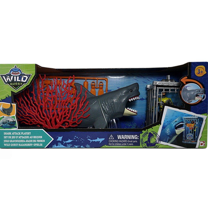 Set de Juguetes de Tiburón Blanco Grande Chitomy Modelos de