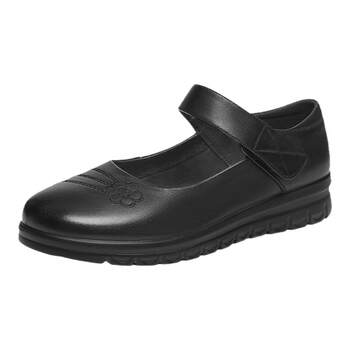 Red Dragonfly Mom Single Shoes Middle-aged and Elderly Leather Shoes Red Dragonfly Mom Single Shoes Middle-aged and Elderly Leather Shoes