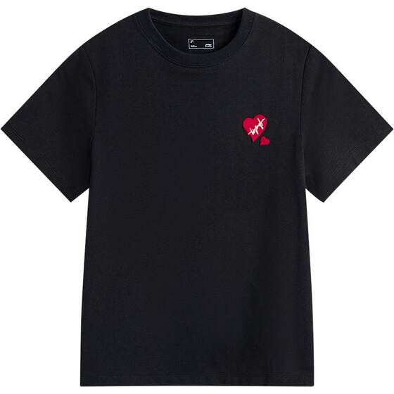 Li Ning short-sleeved women's summer 2025 new love loose top casual printed T-shirt women's knitted sportswear 
Li Ning short-sleeved women's summer 2025 new love loose top casual printed T-shirt women's knitted sportswear