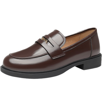 Dadong official authentic brown retro leather shoes
 Dadong official authentic brown retro leather shoes
