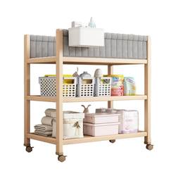 Beech solid wood diaper table baby care table crib Beech solid wood diaper table baby care table crib