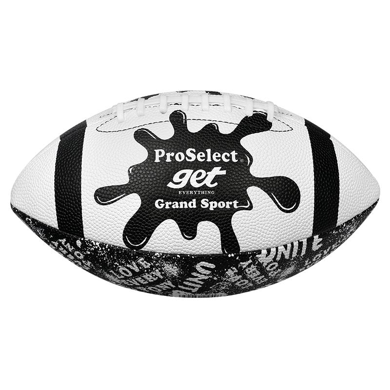 ラグビーボール　9号　アメリカンフットボール　高品質PU革　ナイロン　天然ゴム　中学生/高校生/大学生/成人/一般　三色選択可 : アメリカンフットボール、レザーフットボール練習用