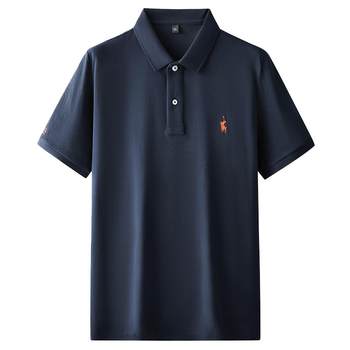 Large size men's thin sports short-sleeved polo shirt
 Large size men's thin sports short-sleeved polo shirt