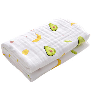 Baby bath towel pure cotton gauze super soft water absorption newborn car blanket, newborn baby bathing bag is a children's towel Baby bath towel pure cotton gauze super soft water absorption newborn car blanket, newborn baby bathing bag is a children's towel