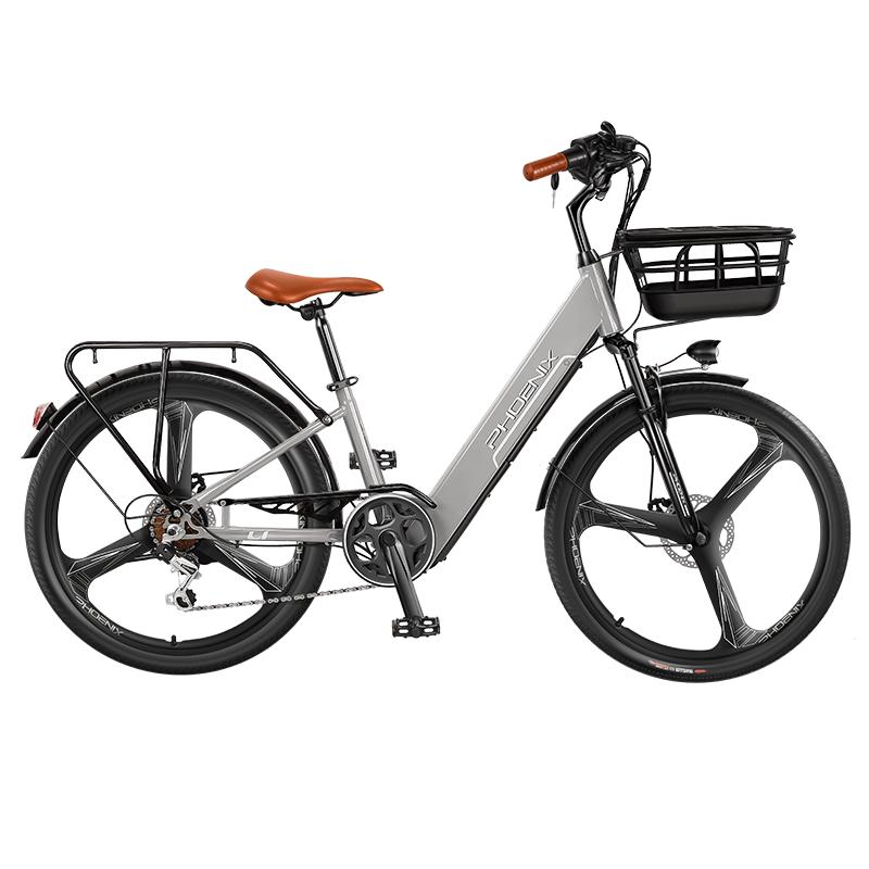 Phoenix L8 リチウム電動自転車 - 26インチ - 65km+の航続距離