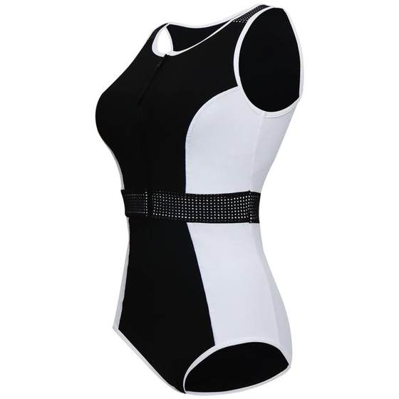 BE van der Ann Women's Triangle One-piece Swimsuit Sporty Front Zipper Design Fashion Slim-fit Holiday Beach Swimsuit
BE van der Ann Women's Triangle One-piece Swimsuit Sporty Front Zipper Design Fashion Slim-fit Holiday Beach Swimsuit