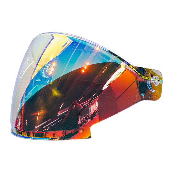 GSB263 helmet lens original genuine accessories electroplated sun protection aurora color high definition high-transparent helmet goggles GSB263 helmet lens original genuine accessories electroplated sun protection aurora color high definition high-transparent helmet goggles