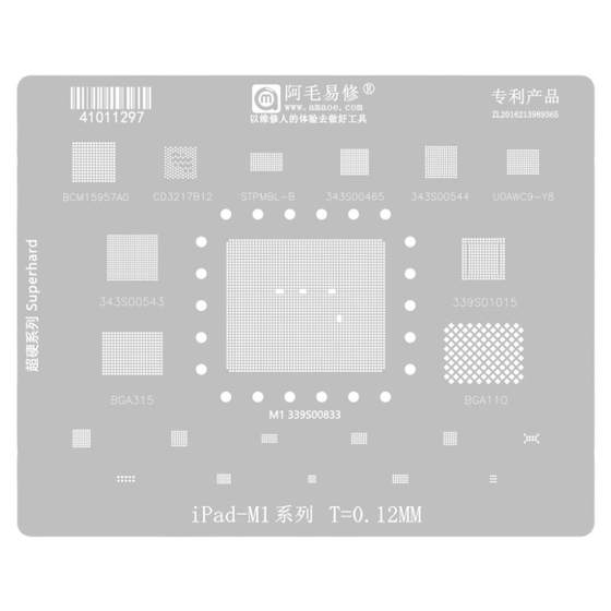 Amao Easy to repair iPad-M1/M2 Tin Planting Net for Tablet PC 2021/2022Pro/Air5/6
Amao Easy to repair iPad-M1/M2 Tin Planting Net for Tablet PC 2021/2022Pro/Air5/6
