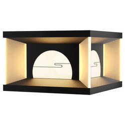 Solar column head light modern simple gate wall light Solar column head light modern simple gate wall light