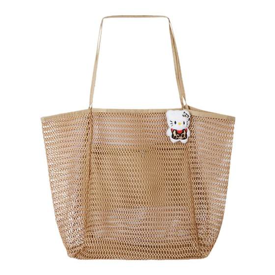 Xinbangbang Casual Seaside Hollow Beach Bag Portable Shopping Bag Large Capacity Travel Grid Handle Shoulder Bag Women
Xinbangbang Casual Seaside Hollow Beach Bag Portable Shopping Bag Large Capacity Travel Grid Handle Shoulder Bag Women