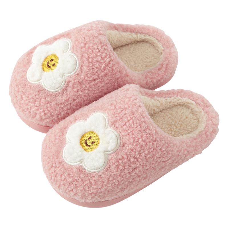 Nidobear Kids Winter Slippers Cozy Cotton Home Shoes for Boys