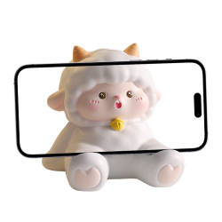 Cute lamb mobile phone holder as a gift for friends Cute lamb mobile phone holder as a gift for friends