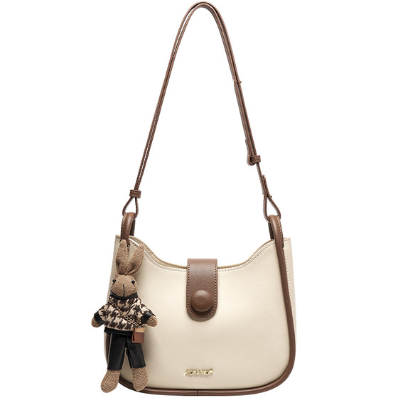 Aokang Bag 2025 New Saddle Bag Women's High-end and Versatile One-Shoulder Armpit Bag Popular Texture Crossbody Bag 
Aokang Bag 2025 New Saddle Bag Women's High-end and Versatile One-Shoulder Armpit Bag Popular Texture Crossbody Bag