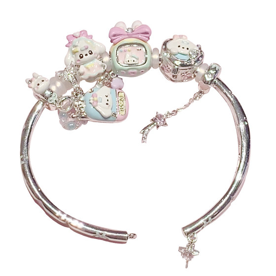 marshmellow jewelry store beads silver plated bracelet bracelet beads cute niche girls new style
marshmellow jewelry store beads silver plated bracelet bracelet beads cute niche girls new style