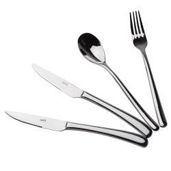 Moonlight three-piece set of spoons and Western steak knives and forks Moonlight three-piece set of spoons and Western steak knives and forks