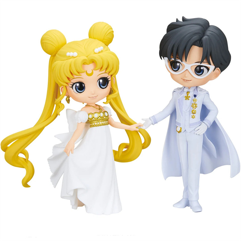 Bandai Qposket Sailor Moon Moon Hare Vestido de Novia