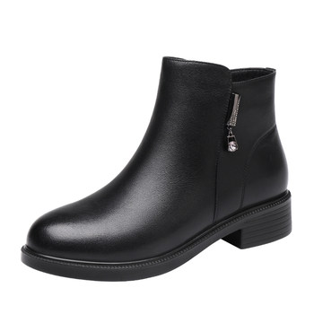 Red Dragonfly Fashion Casual Fashion Boots Mid Heel Toe Leather Red Dragonfly Fashion Casual Fashion Boots Mid Heel Toe Leather