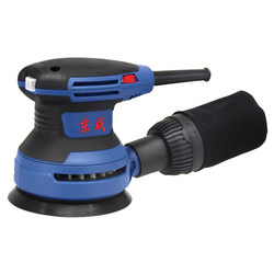 Dongcheng disc orbital sander sandpaper machine sander dust collector sander power tool metal wood board paint finish Dongcheng disc orbital sander sandpaper machine sander dust collector sander power tool metal wood board paint finish