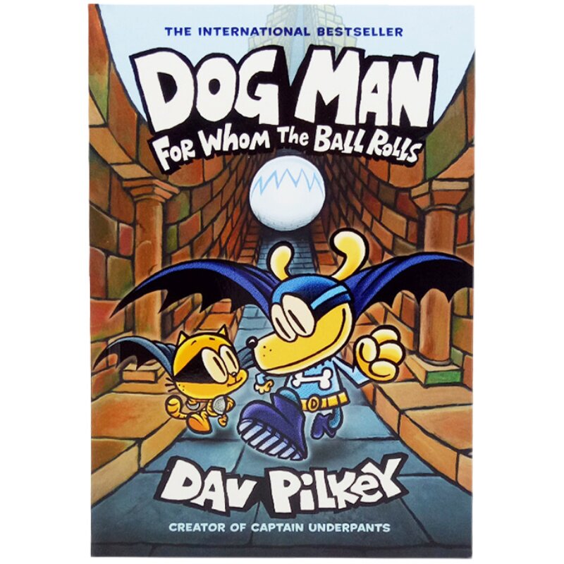 Buku Dog Man 1-11 - Set Komik Kertas Lunak Bahasa Inggris oleh Dav
