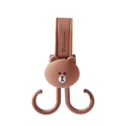 Brown Bear rotatable double-ended stroller hook Brown Bear rotatable double-ended stroller hook
