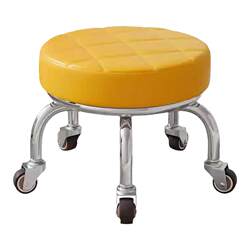 Heightened universal wheel stool, household silent rotating pulley low stool, beautiful seam disassembly, express shoe replacement stool, round stool Heightened universal wheel stool, household silent rotating pulley low stool, beautiful seam disassembly, express shoe replacement stool, round stool