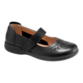 Aokang Women's Shoes 2025 Spring Light Mouth Single Shoes Genuine Leather Velcro Convenient Mom's Shoes Comfort Flat Shoes Aokang Women's Shoes 2025 Spring Light Mouth Single Shoes Genuine Leather Velcro Convenient Mom's Shoes Comfort Flat Shoes