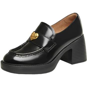 TATA his her thick heel British style loafers TATA his her thick heel British style loafers