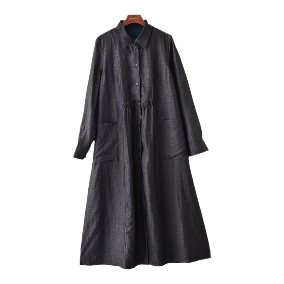 Wearing Xiangyunshi trench coat on both sides 2025 Spring and Autumn New Silk Turtle Pattern Retro Loose Mulberry Silk Large Size Dress
Wearing Xiangyunshi trench coat on both sides 2025 Spring and Autumn New Silk Turtle Pattern Retro Loose Mulberry Silk Large Size Dress