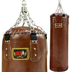 Xiang Brand Retro Oily Wax Skin Thickened Large Boxing Sandbag Xiang Brand Retro Oily Wax Skin Thickened Large Boxing Sandbag