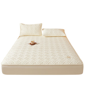 Class A four-season cotton mattress cover single piece 2025 full-inclusive thickened bed cover Simmons mattress protective cover sheet cover Class A four-season cotton mattress cover single piece 2025 full-inclusive thickened bed cover Simmons mattress protective cover sheet cover