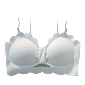 Meihe Girls' No-Ring Bra Stainless Strap Breast Pure Sexy Underwear Women's Gathering Thin Breasts Large Boobs Show Small 
Meihe Girls' No-Ring Bra Stainless Strap Breast Pure Sexy Underwear Women's Gathering Thin Breasts Large Boobs Show Small