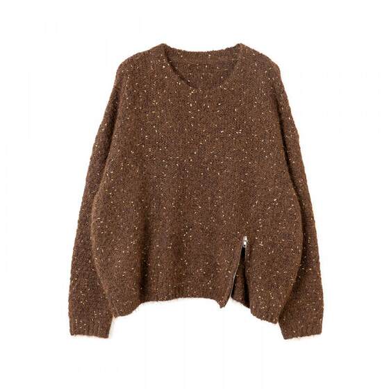 Boucherie Round Neck Bright Silk Lazy Sweater Women's 2025 Autumn and Winter New Loose and Versatile Korean Style Casual Sweater 
Boucherie Round Neck Bright Silk Lazy Sweater Women's 2025 Autumn and Winter New Loose and Versatile Korean Style Casual Sweater