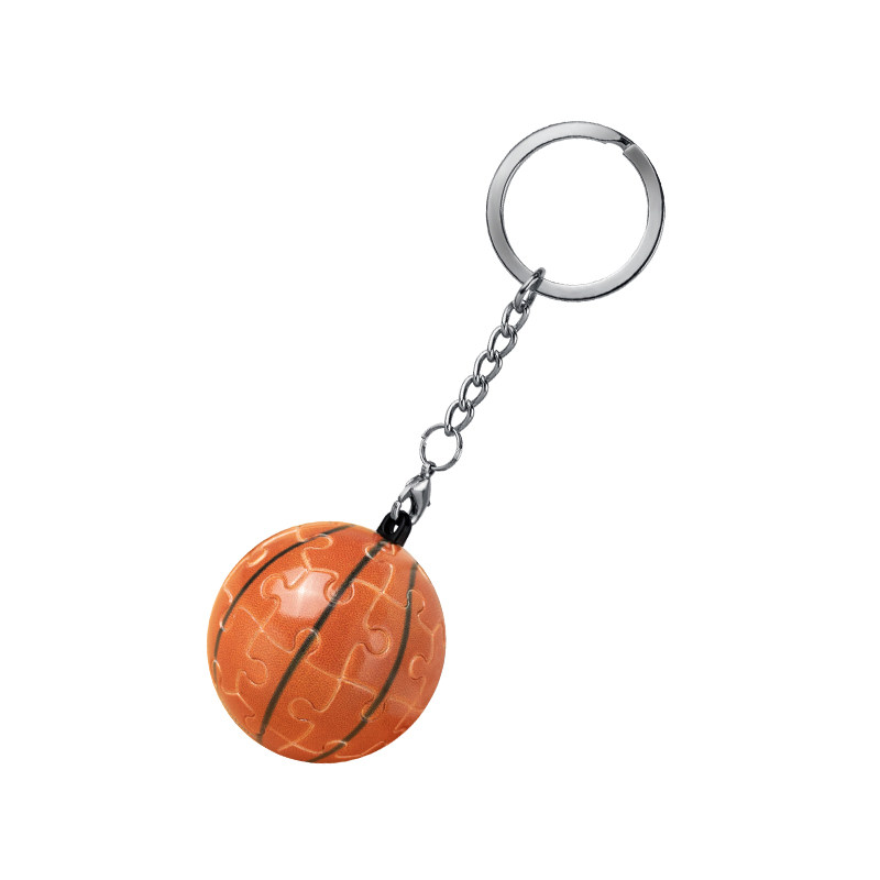 Llavero Puzzle 3D Baloncesto Tierra 3d-jp