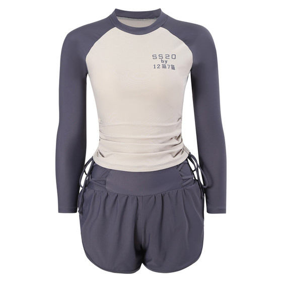 Swimsuit women's split conservative long-sleeved sports large size slightly fat girl covers flesh 2025 new hot spring swimsuit women Swimsuit women's split conservative long-sleeved sports large size slightly fat girl covers flesh 2025 new hot spring swimsuit women